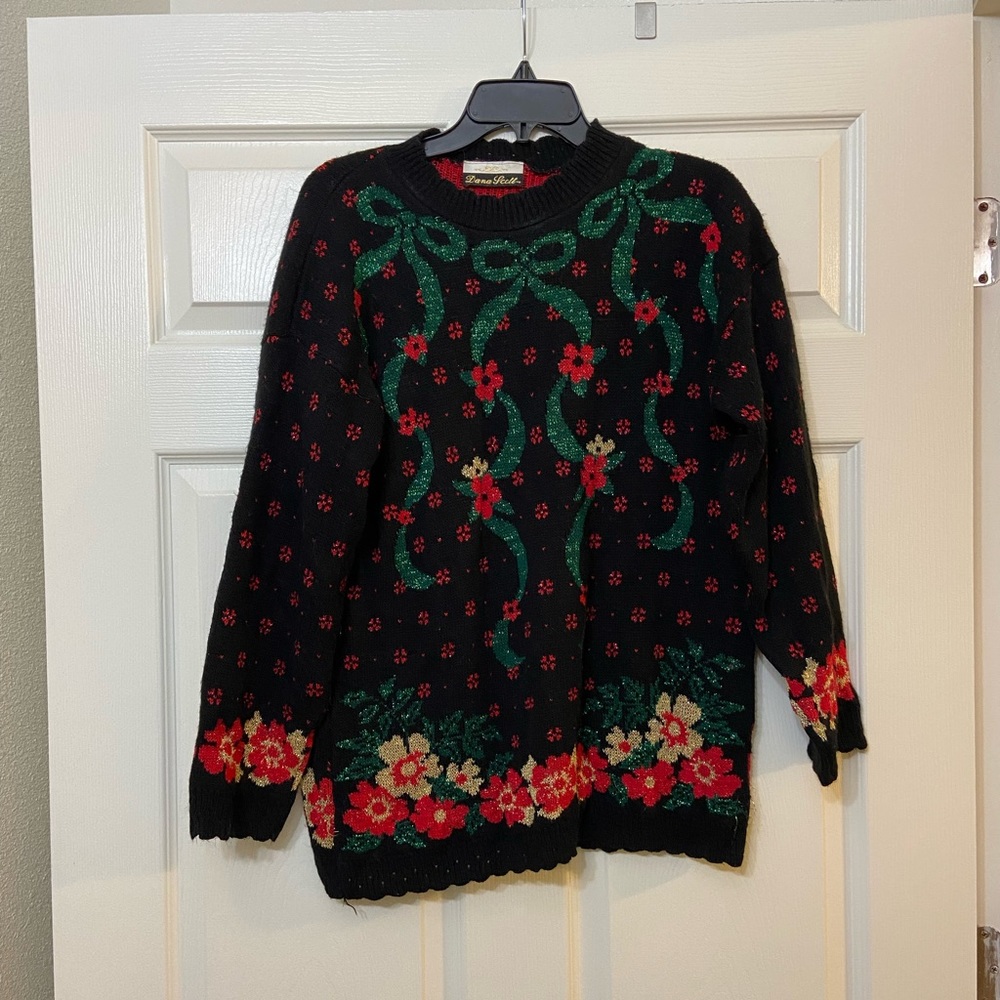 Vintage ugly Christmas sweater from Dana Scott